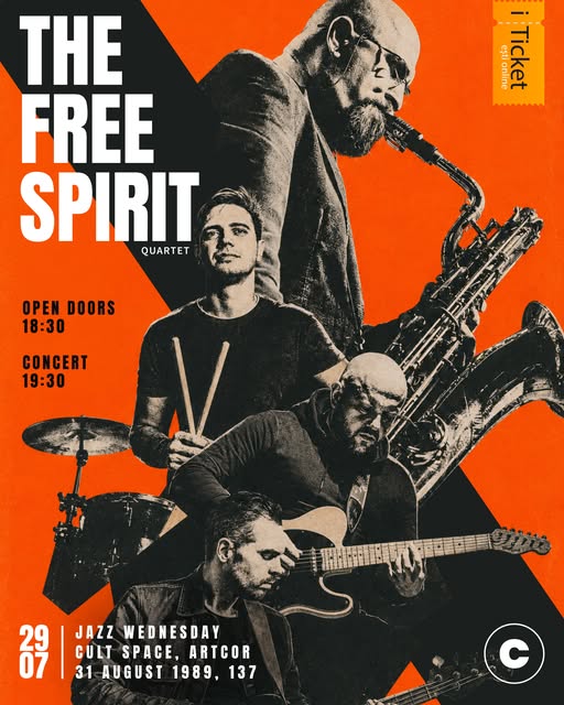 The Free Spirit Quartet event poster