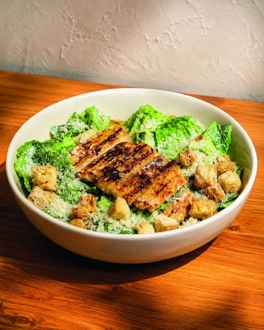 Chicken Caesar salad at Cult Space