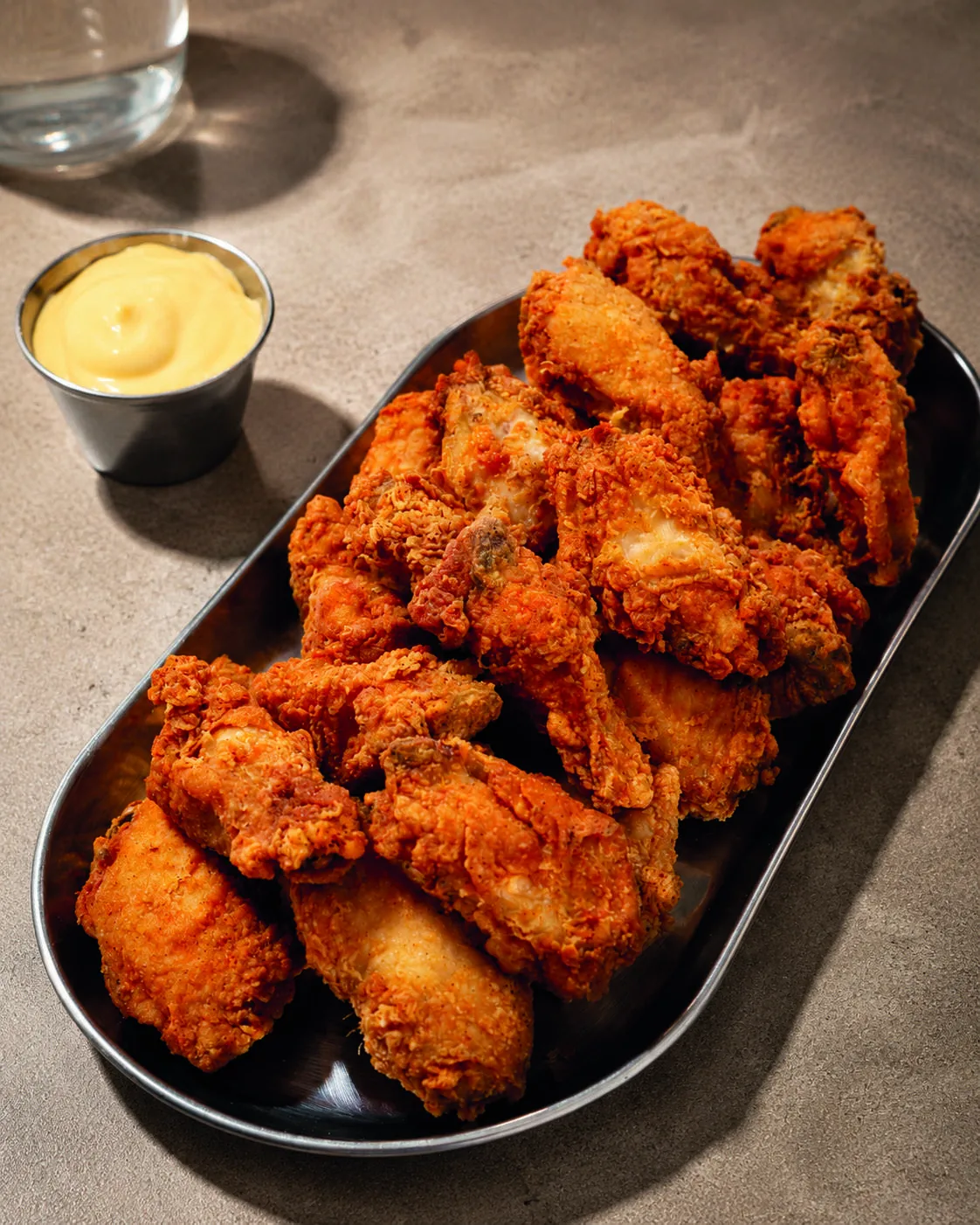 Broaster chicken wings
